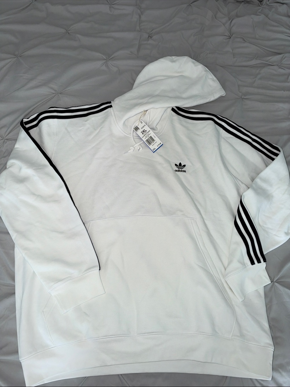 NEW Adidas 3 Stripe Hoodie XXL men’s